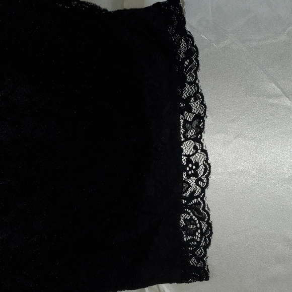 Bebe Mini Black Lace Dress - Picture 3 of 7